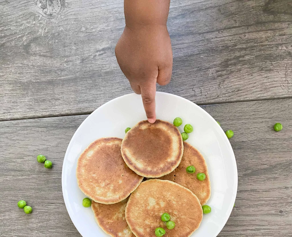 Vegan Pea Pancakes – Easy Healthy Toddler Recipe